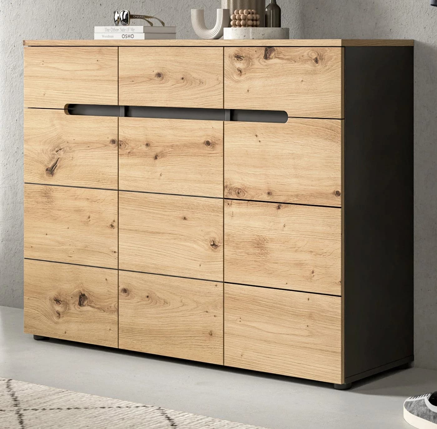 Inn.Furn Schuhkommode Cooper 3-türig 120 x 94 cm - Bild 2
