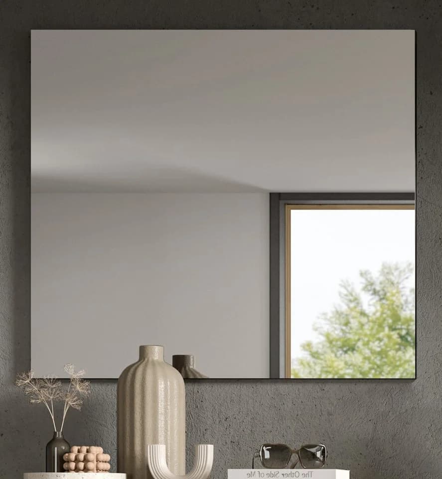 Inn.Furn Garderobenspiegel Cooper Rahmenlos Basalt Grau