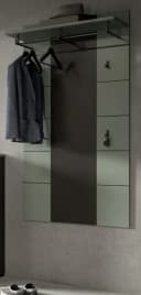 Inn.Furn Garderobenpaneel Cooper Wandgarderobe Salbei Grün Basalt Grau Bild 2