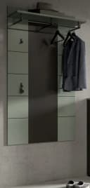 Inn.Furn Garderobenpaneel Cooper Wandgarderobe Salbei Grün Basalt Grau Bild 3