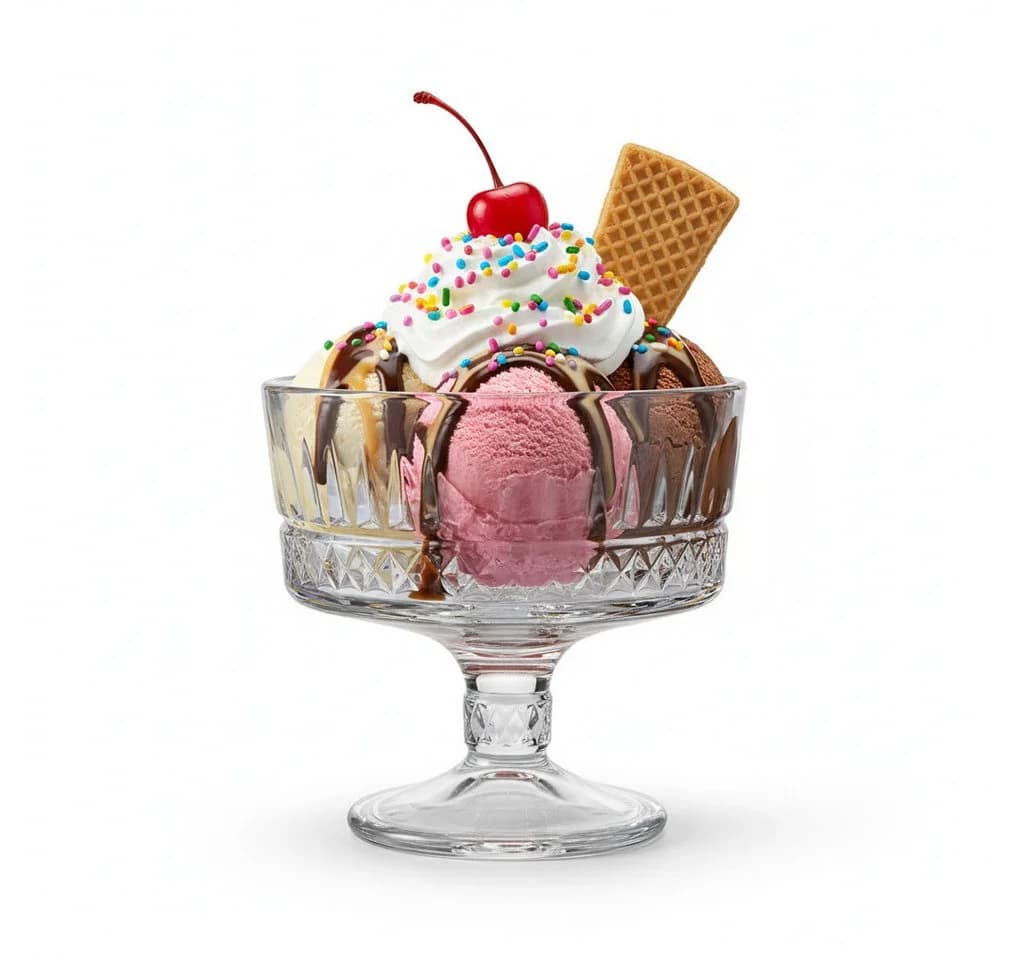 Kochmaster ELIZYA Dessertschale mit Fuss 240 ml, 6 tlg., Glas transparent - Bild 4
