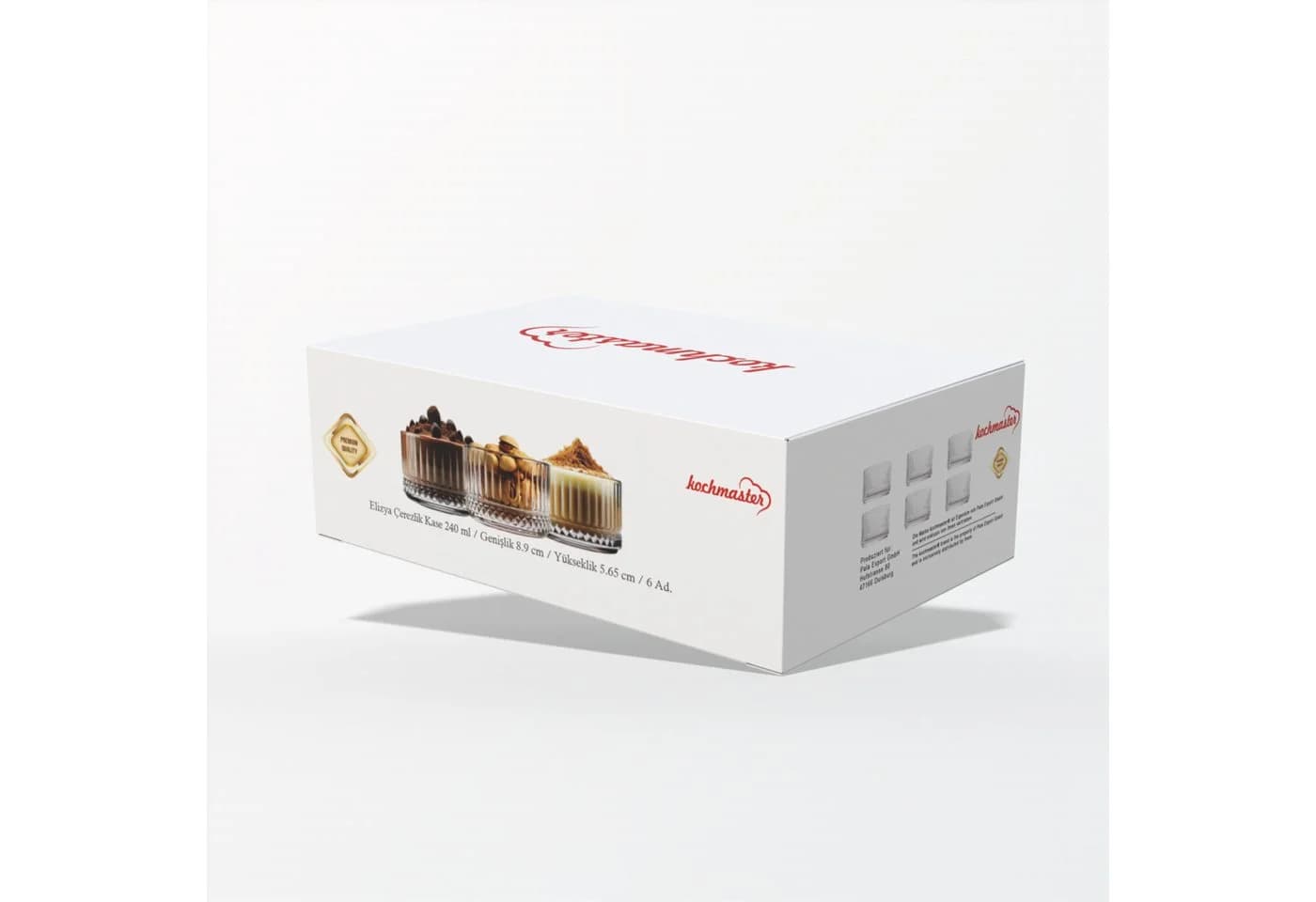 Kochmaster ELIZYA Snackschale 240 ml 6-tlg. Transparent Glas - Bild 5