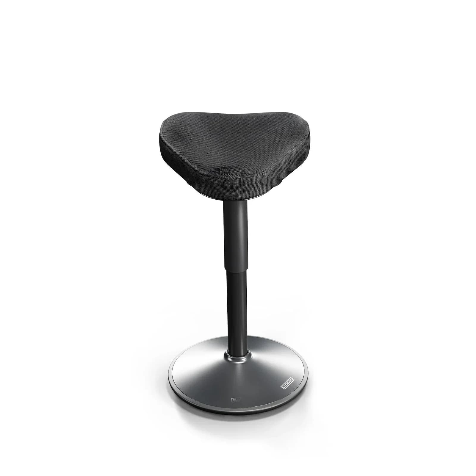 CLOUVOU Nexus Bürohocker Ergonomisch Höhenverstellbar Schwarz