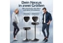 CLOUVOU Nexus Bürohocker Ergonomisch Höhenverstellbar Schwarz Bild 2