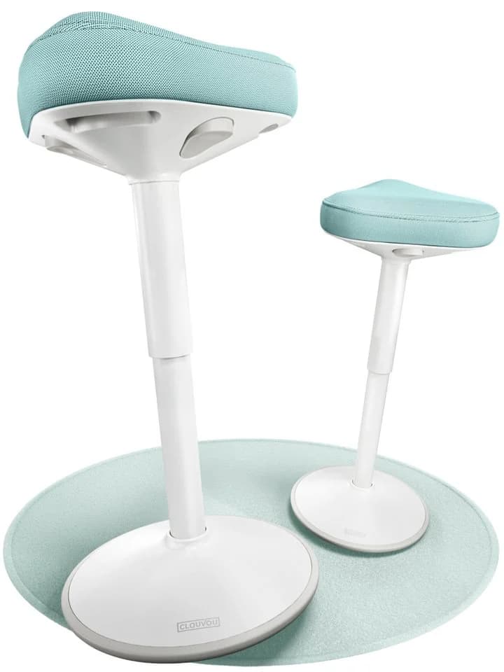 CLOUVOU Nexus Ergonomischer Bürohocker Grün Höhenverstellbar 47-64cm - Bild 3