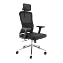 CLOUVOU BrightSeat Bürostuhl Ergonomisch bis 150 kg Schwarz Bild 1