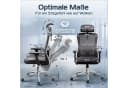 CLOUVOU BrightSeat Bürostuhl Ergonomisch bis 150 kg Schwarz Bild 2