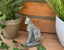 Frostfeste Steinfigur Bastet Katze Garten Deko Bild 1
