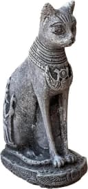 Frostfeste Steinfigur Bastet Katze Garten Deko Bild 2