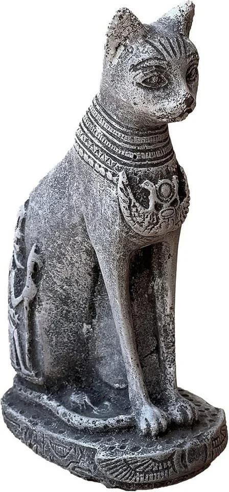 Frostfeste Steinfigur Bastet Katze Garten Deko - Bild 2