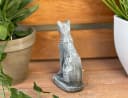 Frostfeste Steinfigur Bastet Katze Garten Deko Bild 5