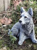 Stone and Style Frostfeste Steinfigur Schäferhund Grau Bild 5