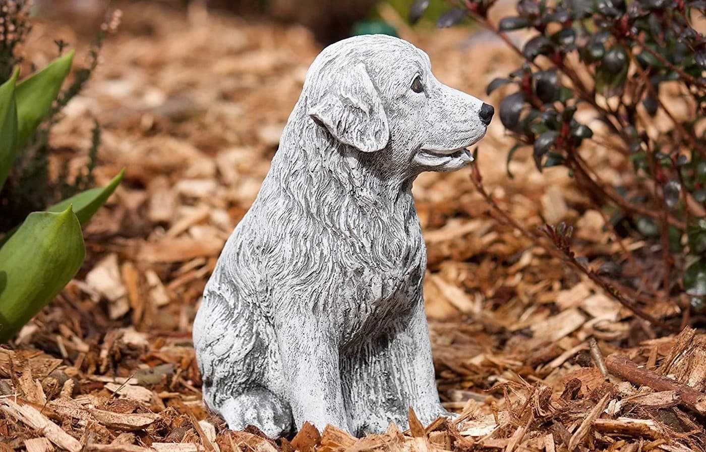 Stone and Style Gartenfigur Hund Retriever Frostfeste Steinfigur - Bild 4