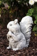 Stone and Style Gartenfigur Frostfeste Steinfigur Eichhörnchen stehend Grau Bild 3
