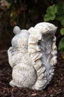 Stone and Style Gartenfigur Frostfeste Steinfigur Eichhörnchen stehend Grau Bild 4