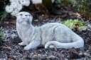 Stone and Style Gartenfigur Frostfeste Steinfigur Otter Grau Bild 1