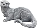 Stone and Style Gartenfigur Frostfeste Steinfigur Otter Grau Bild 2
