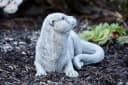 Stone and Style Gartenfigur Frostfeste Steinfigur Otter Grau Bild 3