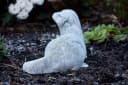 Stone and Style Gartenfigur Frostfeste Steinfigur Otter Grau Bild 5