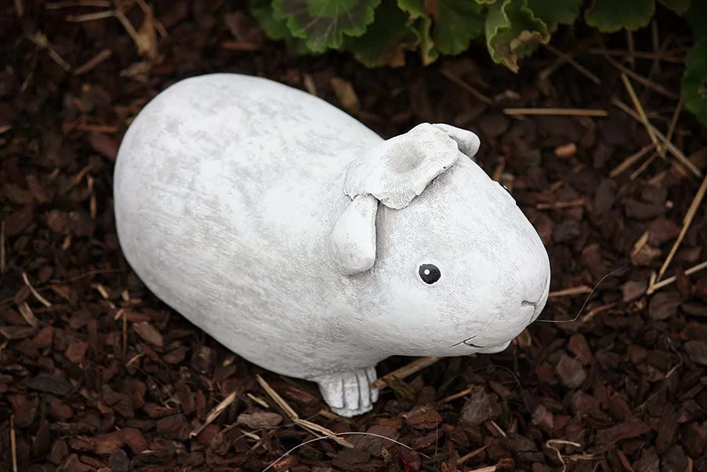 Stone and Style Gartenfigur Meerschweinchen Helmut Frostfest Stein Grau/Braun - Bild 3