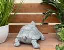 Stone and Style Gartenfigur Steinfigur Schildkröte Tortie Grau Bild 5