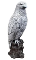 Stone and Style Gartenfigur Adler XL Frostfest Grau Bild 2