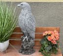 Stone and Style Gartenfigur Adler XL Frostfest Grau Bild 4