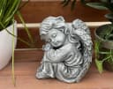 Stone and Style Engelfigur Sophie Frostfest Grau Steinguss Bild 1
