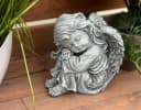 Stone and Style Engelfigur Sophie Frostfest Grau Steinguss Bild 3