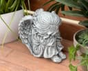 Stone and Style Engelfigur Sophie Frostfest Grau Steinguss Bild 5