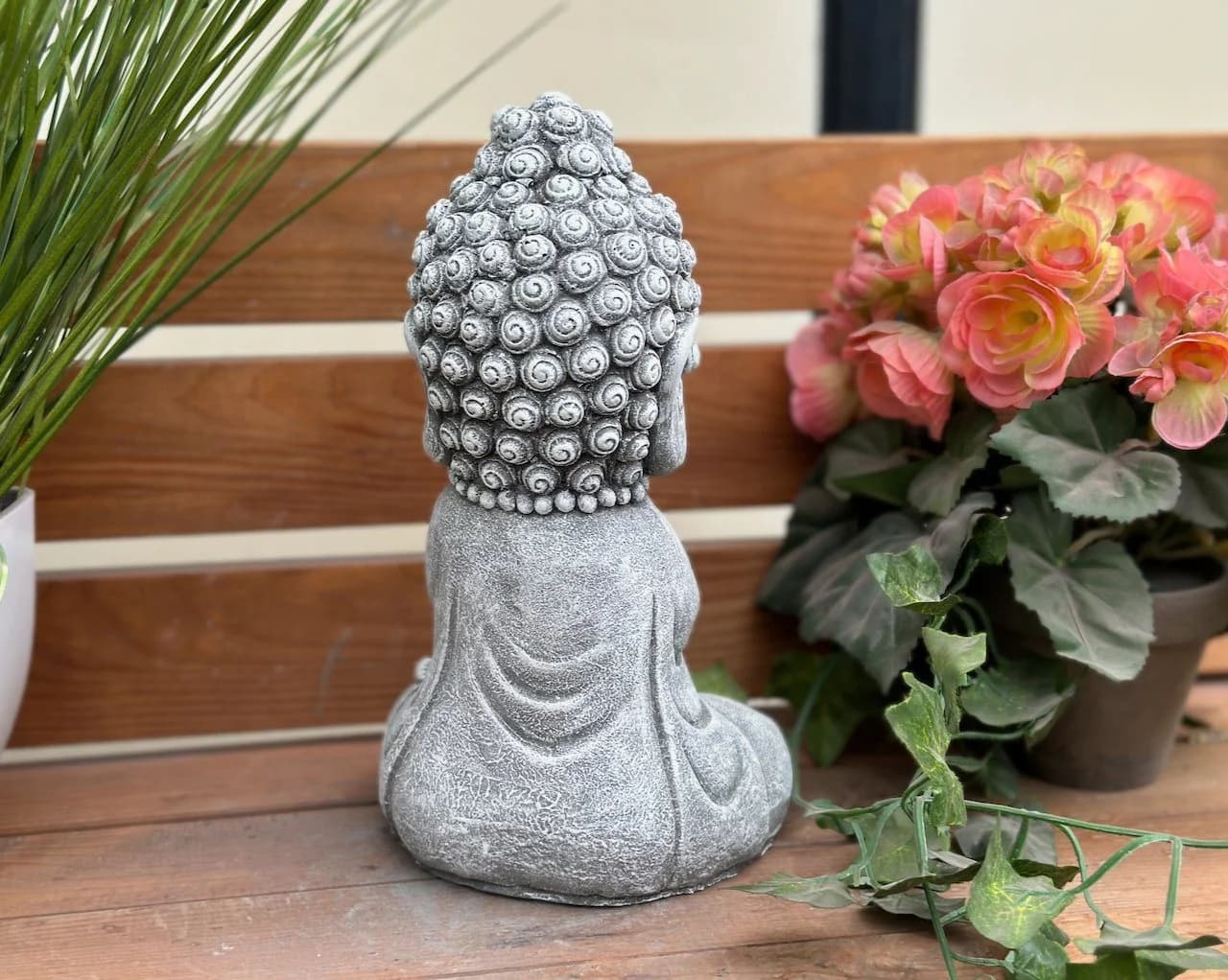 Stone and Style Frostfeste Steinfigur Shiva Baby Grau - Bild 4
