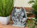 Stone and Style Gartenfigur Frostfeste Steinfigur Gargoyle Grau Bild 3