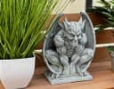 Stone and Style Gartenfigur Frostfeste Steinfigur Gargoyle Grau Bild 4