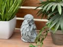 Stone and Style Frostfeste Steinfigur Betendes Engelchen Grau Bild 5