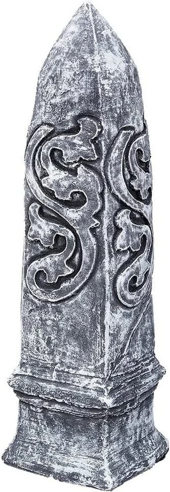 Stone and Style Gartenfigur Frostfeste Steinfigur antiker Obelisk Grau - Bild 2
