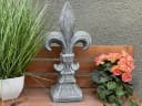 Stone and Style Frostfeste Steinfigur Ritterlilie XL Grau Bild 1