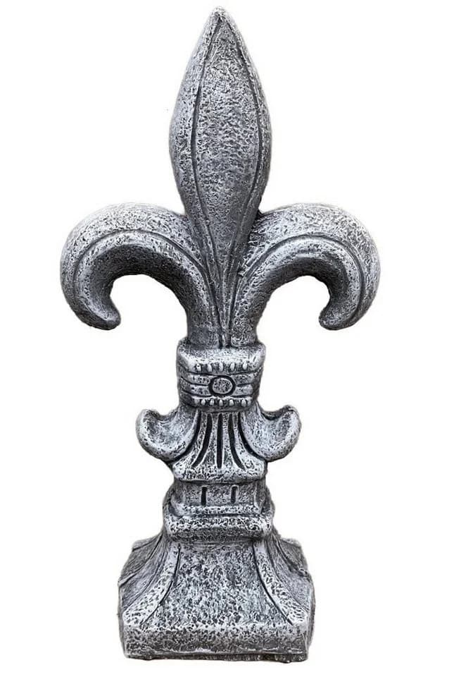 Stone and Style Frostfeste Steinfigur Ritterlilie XL Grau - Bild 2