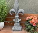 Stone and Style Frostfeste Steinfigur Ritterlilie XL Grau Bild 4