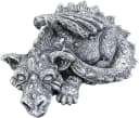 Stone and Style Gartenfigur Drache Flokii Grau Frostfest Bild 2
