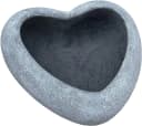 Stone and Style Pflanzschale Herz Grau Frostfest Bild 2