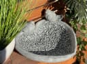 Stone and Style Vogeltränke Herz Grau Frostfest XL Bild 1