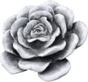 Stone and Style Gartenfigur Frostfeste Steinblüte Grau Bild 2