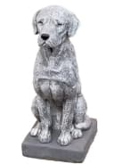 Stone and Style Gartenfigur Dogge Grau Steinguss Bild 2