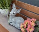 Stone and Style Gartenfigur Reh naturgetreu Frostfest Bild 3