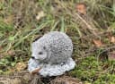 Stone and Style Gartenfigur Frostfeste Steinfigur kleiner Igel Little Ferdi Grau Bild 1