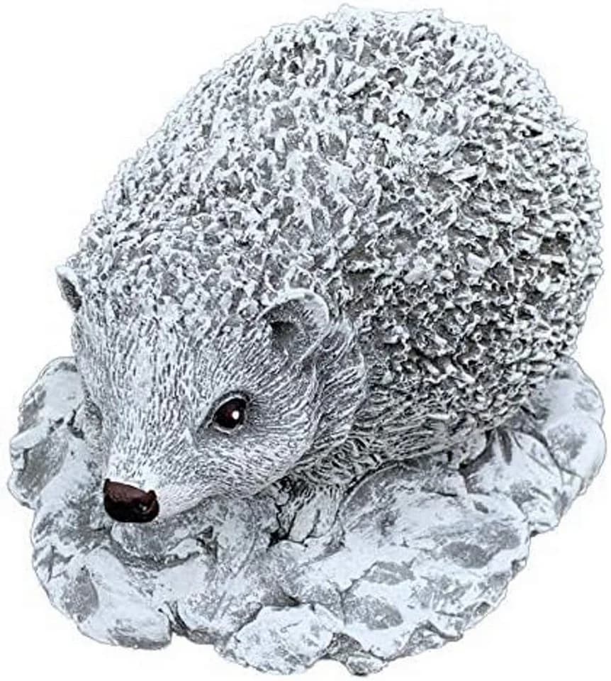Stone and Style Gartenfigur Frostfeste Steinfigur kleiner Igel Little Ferdi Grau - Bild 2