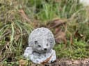 Stone and Style Gartenfigur Frostfeste Steinfigur kleiner Igel Little Ferdi Grau Bild 4