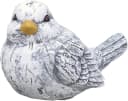 Stone and Style Gartenfigur Vogel Bert Grau Frostfest Bild 2