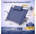 Dynasun Verstellbare Bett-Rückenlehne M002 mit Kopfkissen Bild 4