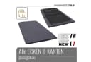 BLACK FOREST FOX Spannbettlaken VW T7 California Aufstelldach Lycra OEKO-TEX® Grau Bild 3